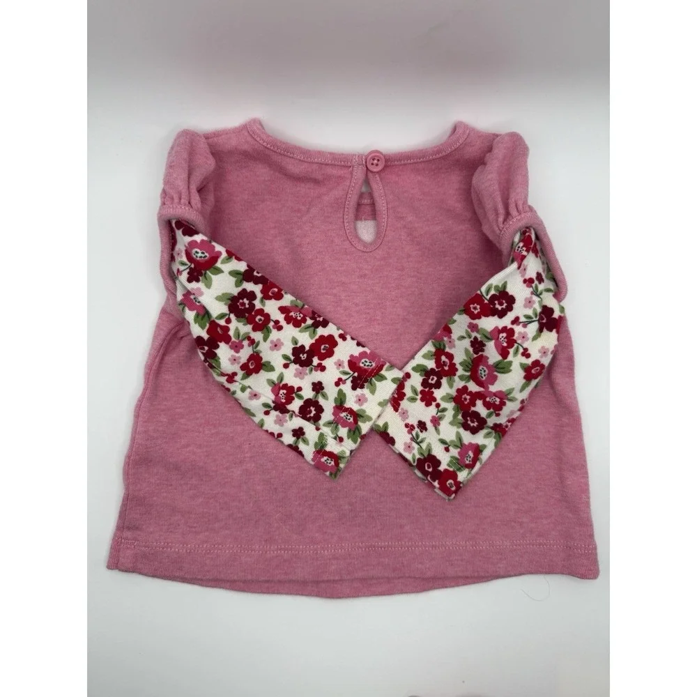Gymboree 2011 Cozy Owl Shirt And Pants Outfit Infant 3-6 Months Red And Pink